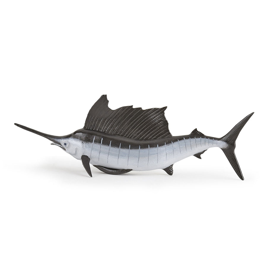 Espadon-voilier Papo en PVC, Collection animaux marins, jouet éducatif idéal pour enfants et collectionneurs