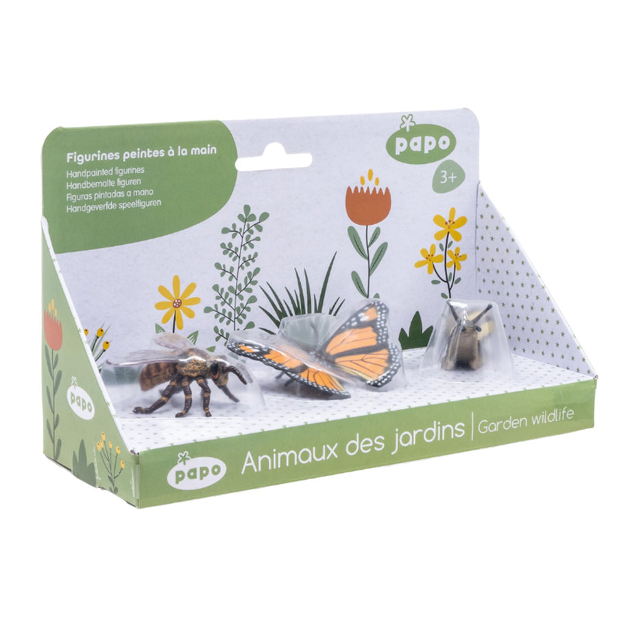Figurine Boîte insectes #2 Papo en PVC, thème insectes, Collection Animaux des jardins, jouet éducatif idéal pour enfants et collectionneurs