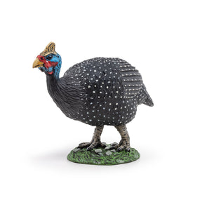 Figurine Pintade Papo en PVC, thème basse-cour, Collection Vie à la ferme, jouet éducatif idéal pour enfants et collectionneurs