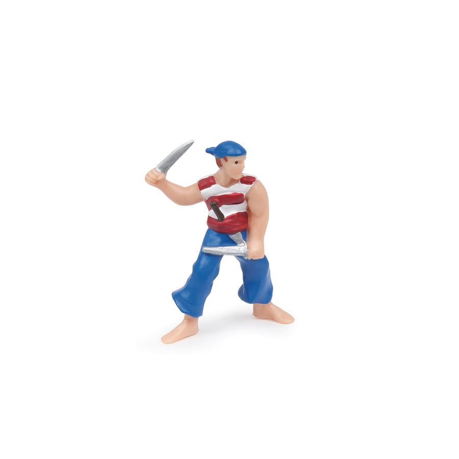 Mini PLUS Pirates & corsaires (Tube, 12 pcs) Papo en PVC, Collection MINI PAPO, jouet éducatif idéal pour enfants