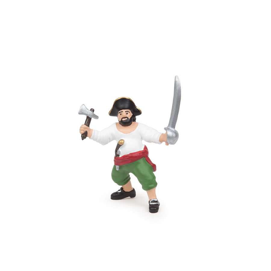 Mini PLUS Pirates & corsaires (Tube, 12 pcs) Papo en PVC, Collection MINI PAPO, jouet éducatif idéal pour enfants