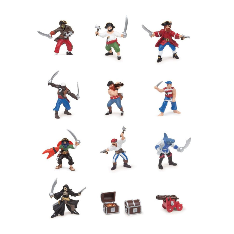 Mini PLUS Pirates &amp; Corsairs Figurines, 12 pieces