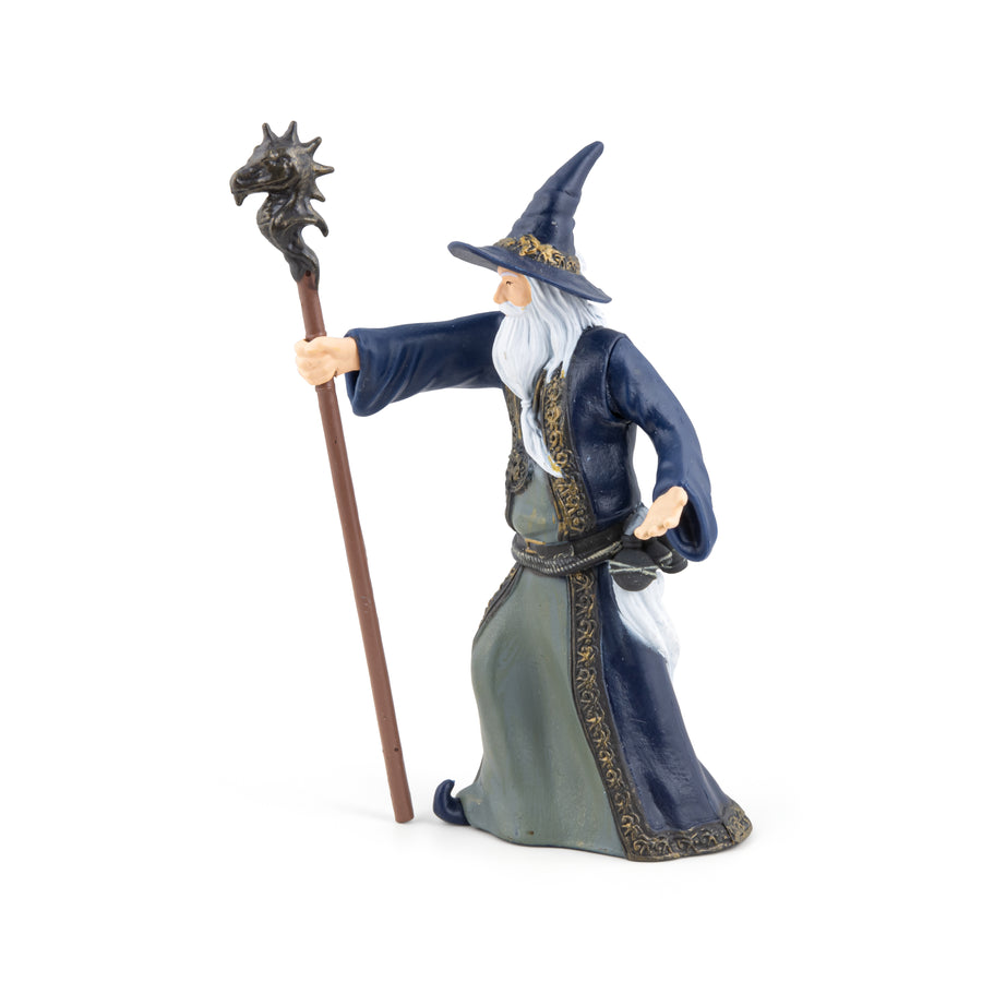 Le sorcier Papo en PVC, Collection Fantastique, jouet éducatif idéal pour enfants et collectionneurs