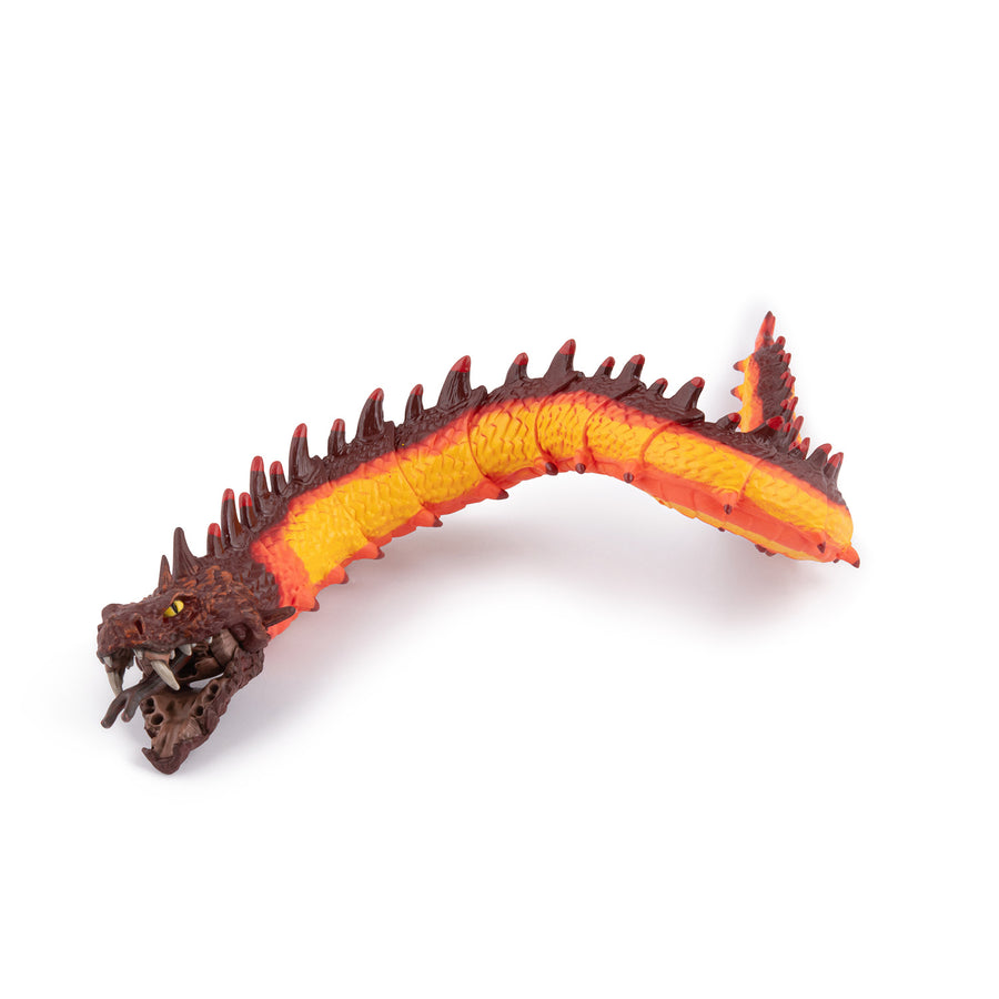 Figurine Basilic de feu Papo en PVC, Collection Fantastique, jouet éducatif idéal pour enfants et collectionneurs