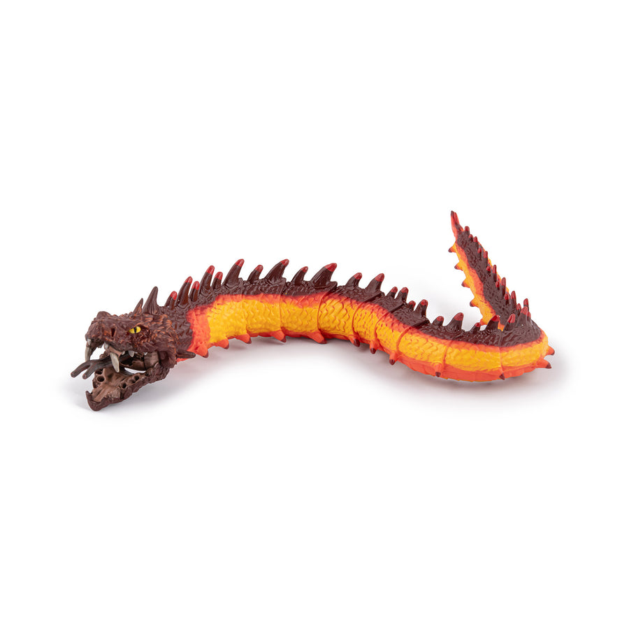 Figurine Basilic de feu Papo en PVC, Collection Fantastique, jouet éducatif idéal pour enfants et collectionneurs