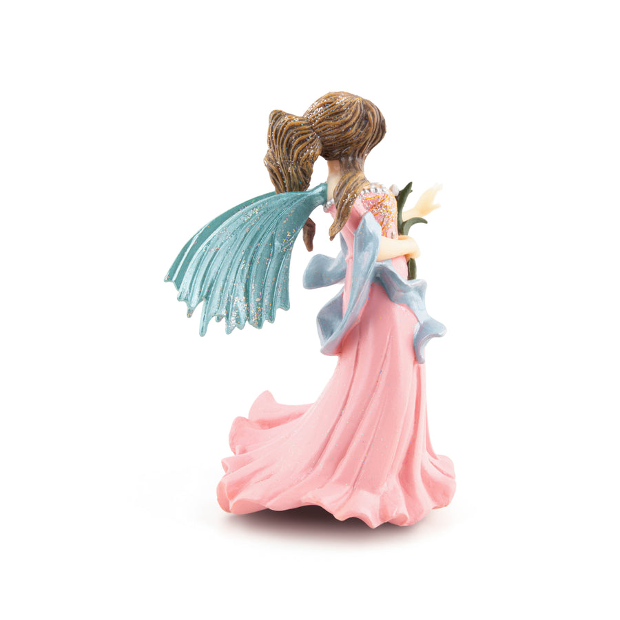 Elfe rose au lys  Papo en PVC, Collection Monde enchanté, jouet éducatif idéal pour enfants