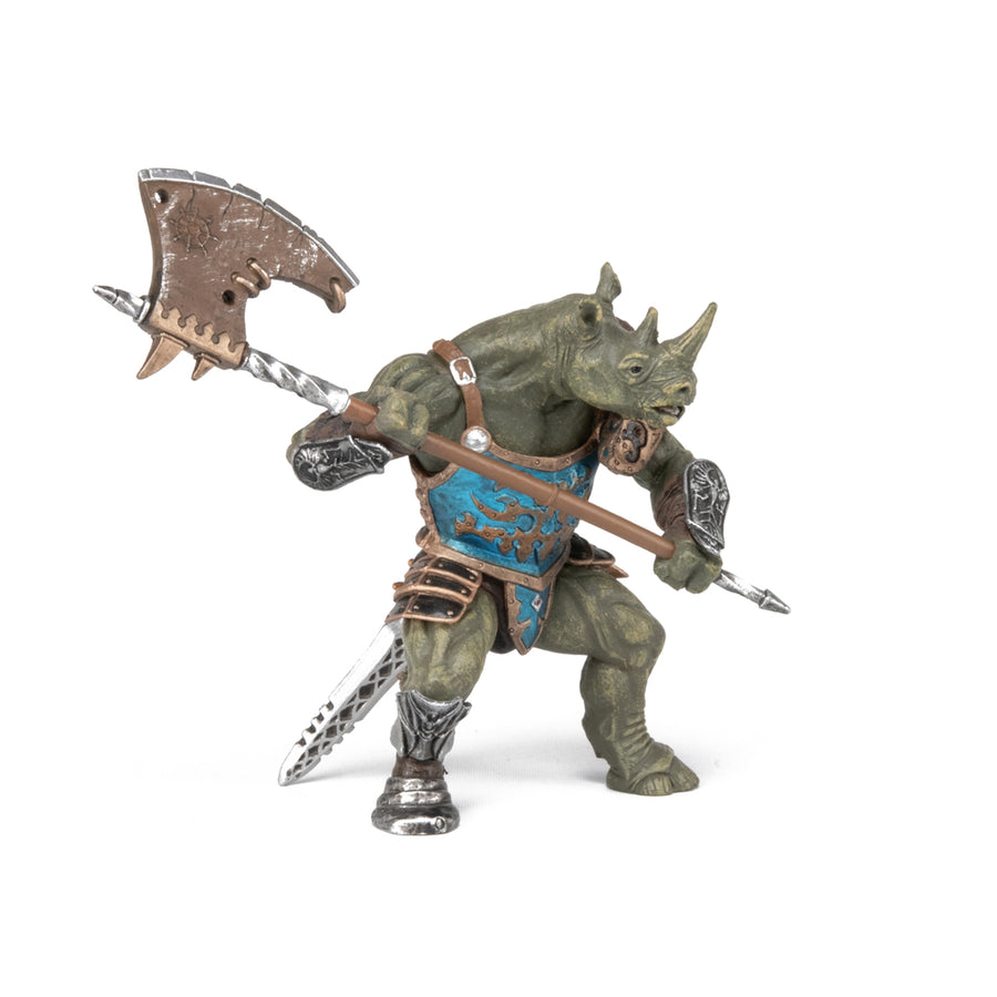 Figurine Mutant rhinocéros Papo en PVC, Collection Fantastique, jouet éducatif idéal pour enfants et collectionneurs