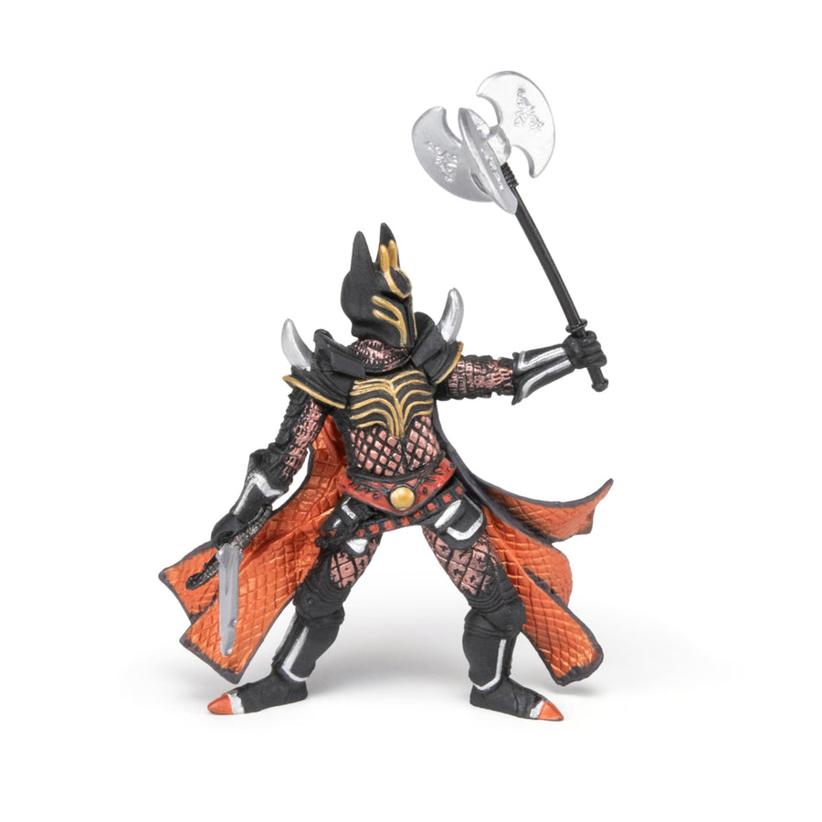 Chevalier triple hache Papo en PVC, Collection Fantastique, jouet éducatif idéal pour enfants et collectionneurs
