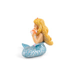 Sirène argentée Papo en PVC, Collection Monde enchanté, jouet éducatif idéal pour enfants