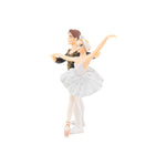 Ballerine et son danseur Papo en PVC, Collection Monde enchanté, jouet éducatif idéal pour enfants