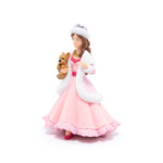 Princesse au chien Papo en PVC, Collection Monde enchanté, jouet éducatif idéal pour enfants