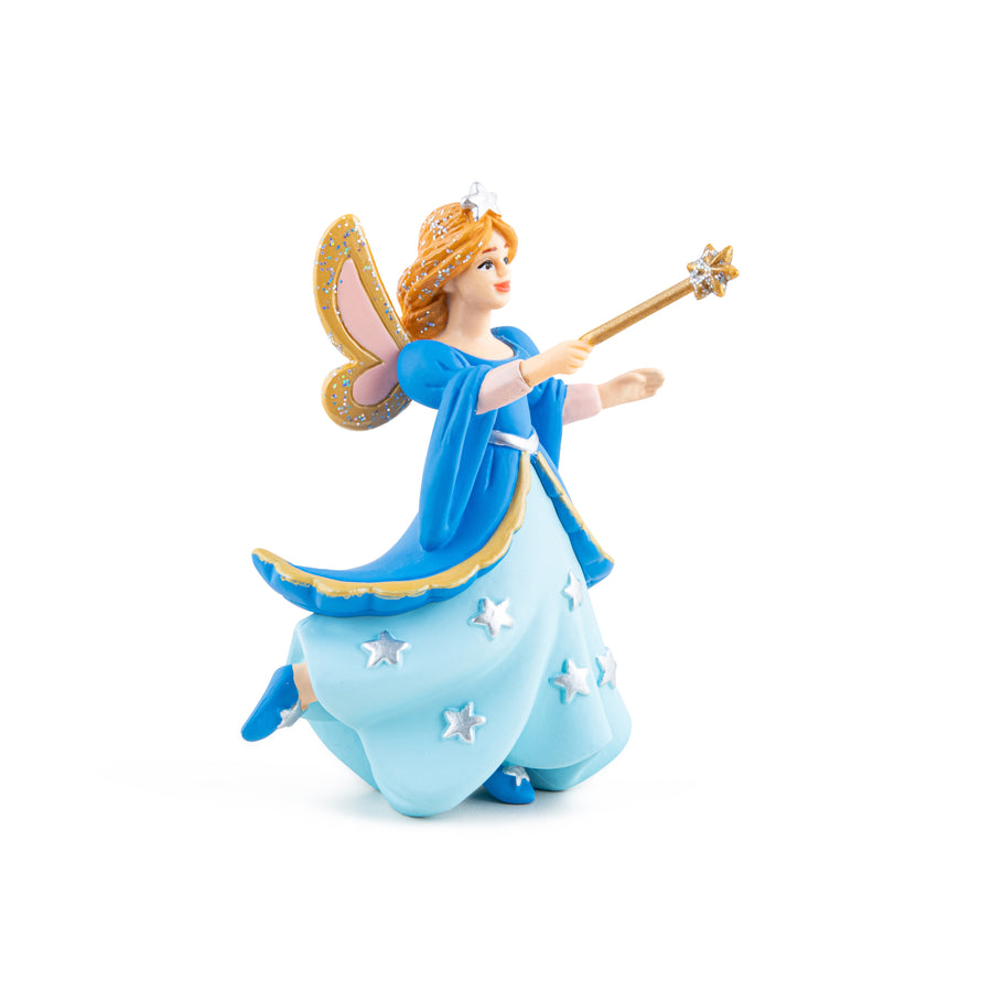 La fée étoilée bleue Papo en PVC, Collection Monde enchanté, jouet éducatif idéal pour enfants
