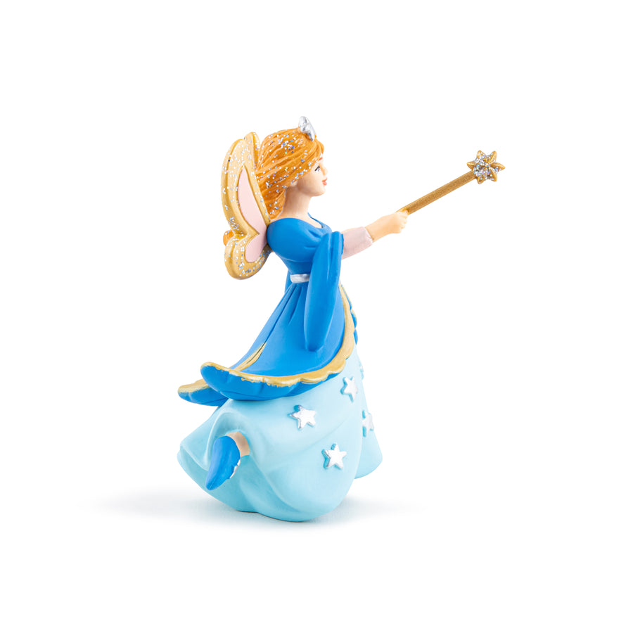 La fée étoilée bleue Papo en PVC, Collection Monde enchanté, jouet éducatif idéal pour enfants
