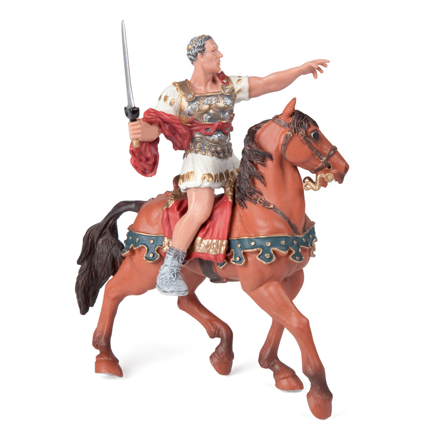 César Papo en PVC, Collection Personnage historiques, jouet éducatif idéal pour enfants et collectionneurs