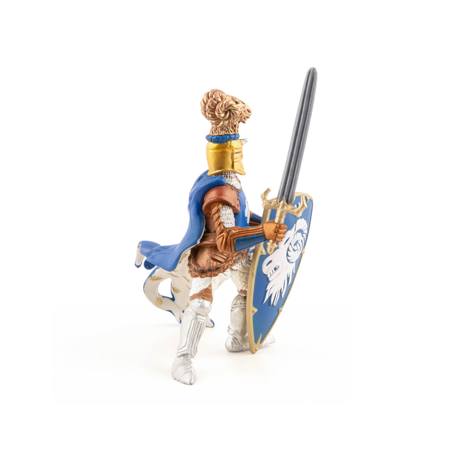 Maître des armes cimier bélier Papo en PVC, Collection Médiéval, jouet éducatif idéal pour enfants et collectionneurs