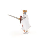 Roi Arthur rouge Papo en PVC, Collection Médiéval, jouet éducatif idéal pour enfants et collectionneurs