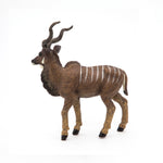 Figurine Antilope koudou Papo en PVC, thème savane, Collection Animaux sauvages, jouet éducatif idéal pour enfants et collectionneurs