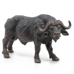 Figurine Buflfe Papo en PVC, thème savane, Collection Animaux sauvages, jouet éducatif idéal pour enfants et collectionneurs