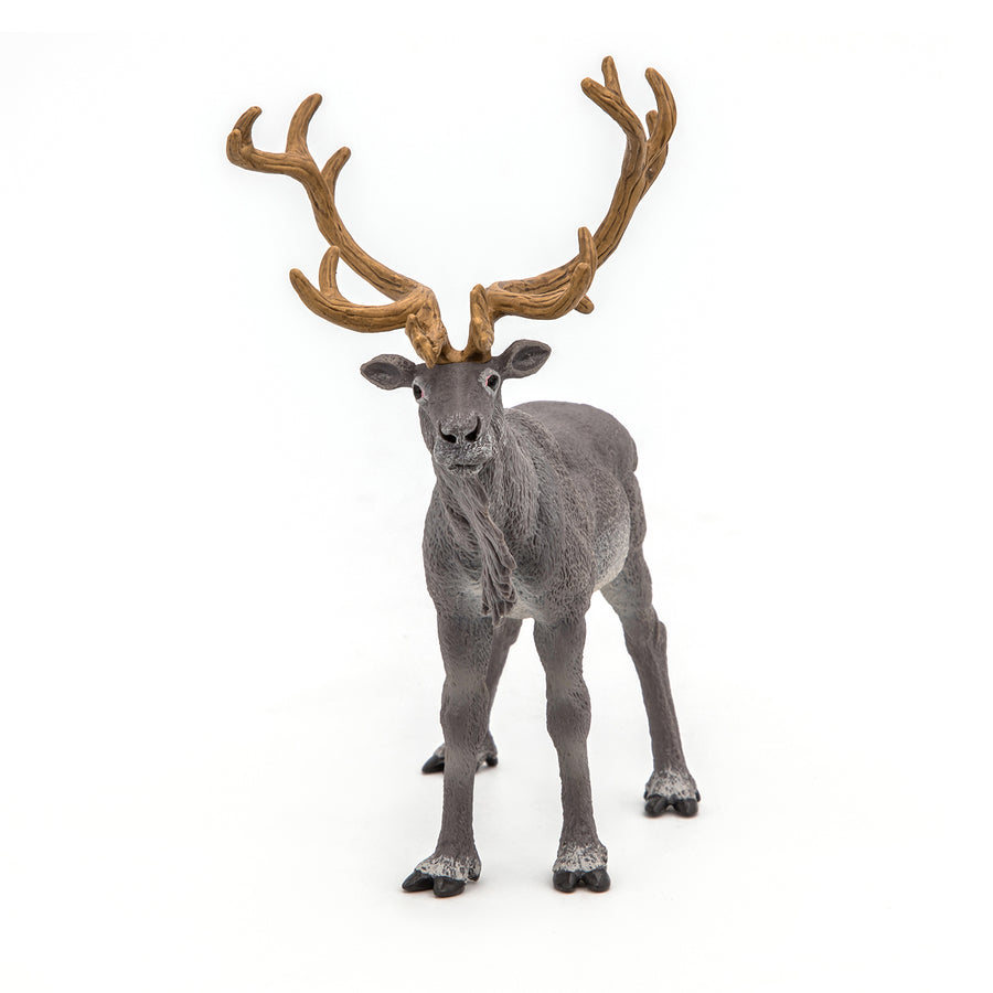 Figurine Renne Papo en PVC, thème forêt, Collection Animaux sauvages, jouet éducatif idéal pour enfants et collectionneurs