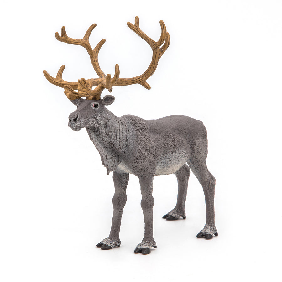 Figurine Renne Papo en PVC, thème forêt, Collection Animaux sauvages, jouet éducatif idéal pour enfants et collectionneurs