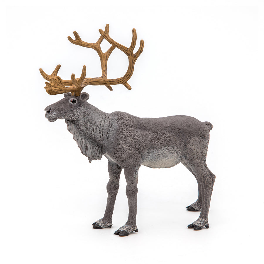 Figurine Renne Papo en PVC, thème forêt, Collection Animaux sauvages, jouet éducatif idéal pour enfants et collectionneurs