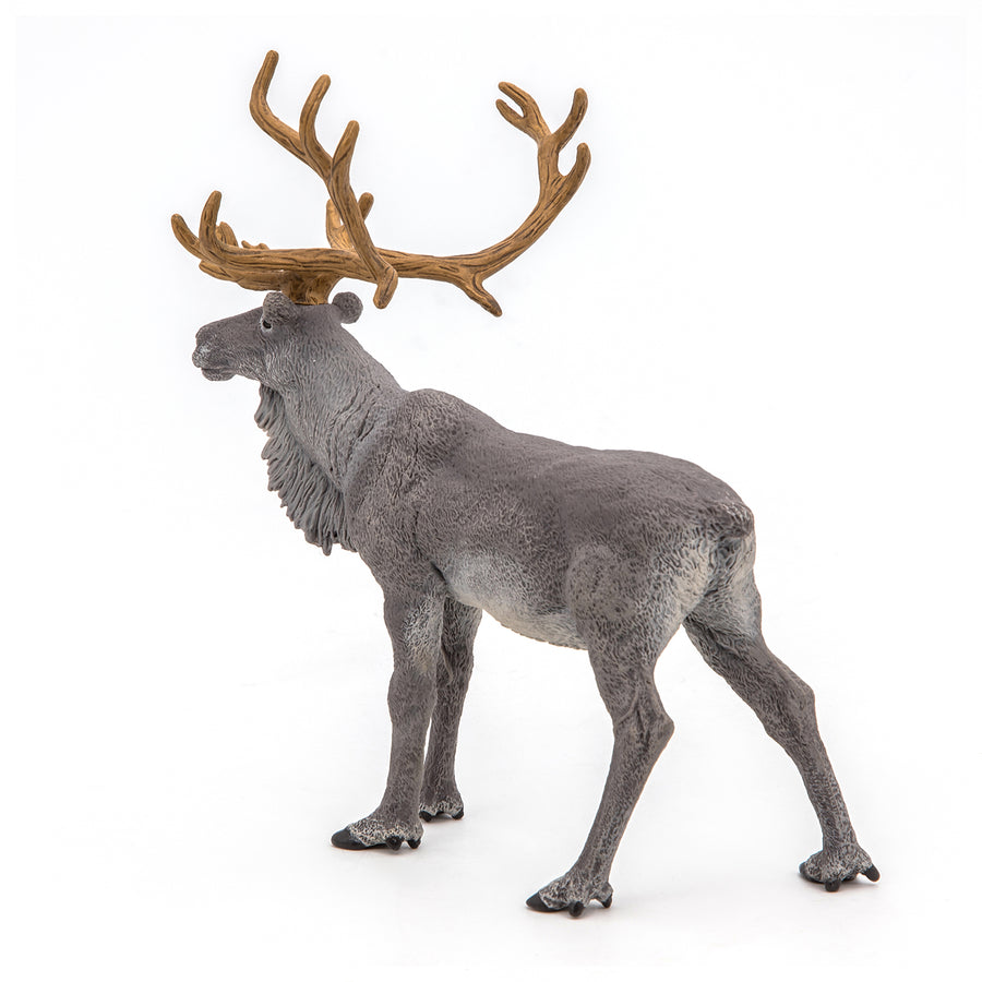 Figurine Renne Papo en PVC, thème forêt, Collection Animaux sauvages, jouet éducatif idéal pour enfants et collectionneurs