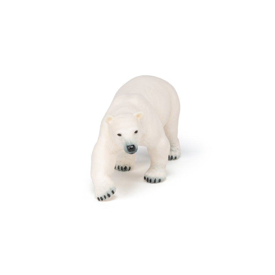 Figurine Ours polaire Papo en PVC, Collection Animaux sauvages, jouet éducatif idéal pour enfants et collectionneurs