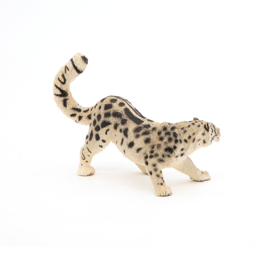 Figurine Léopard des neiges Papo en PVC, Collection Animaux sauvages, jouet éducatif idéal pour enfants et collectionneurs