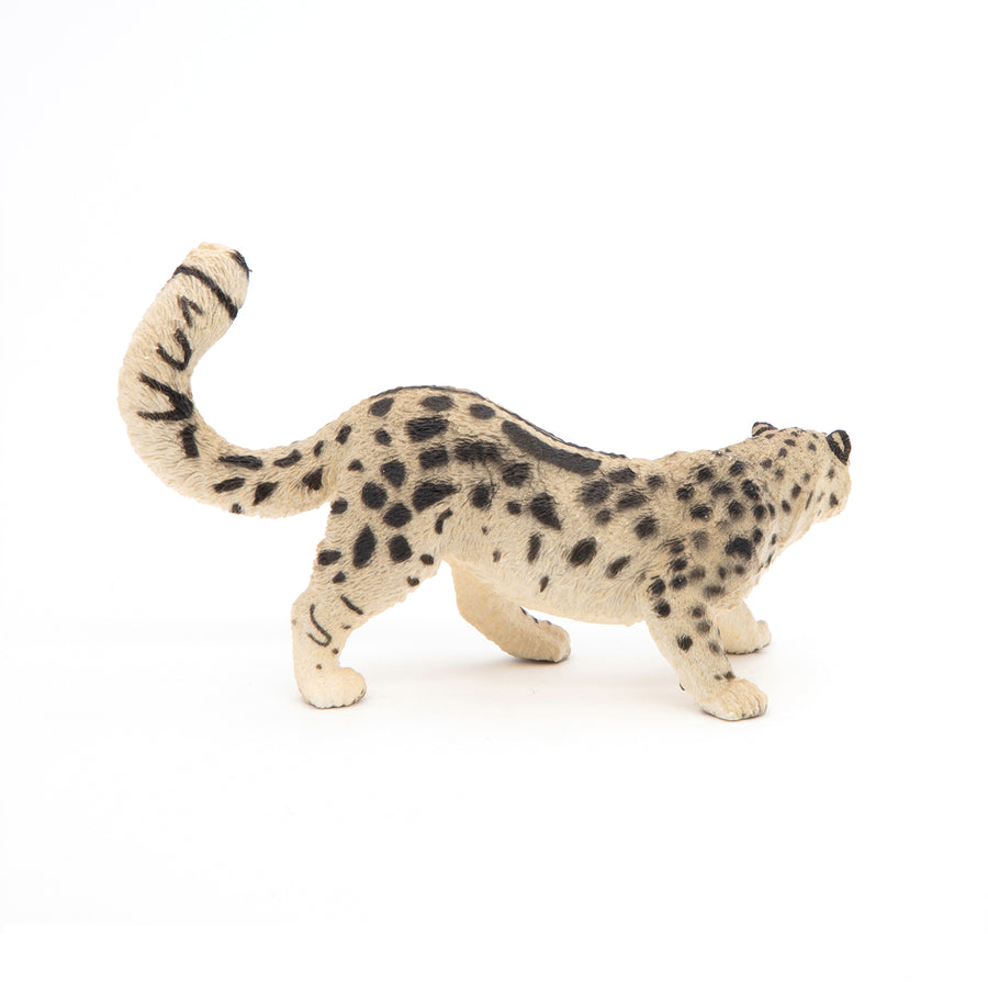 Figurine Léopard des neiges Papo en PVC, Collection Animaux sauvages, jouet éducatif idéal pour enfants et collectionneurs
