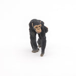 Chimpanzé et son bébé Papo en PVC, Collection Animaux sauvages, jouet éducatif idéal pour enfants et collectionneurs