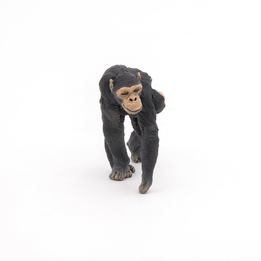 Chimpanzé et son bébé Papo en PVC, Collection Animaux sauvages, jouet éducatif idéal pour enfants et collectionneurs