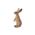 Figurine Lièvre debout Papo en PVC, thème forêt, Collection Animaux sauvages, jouet éducatif idéal pour enfants et collectionneurs