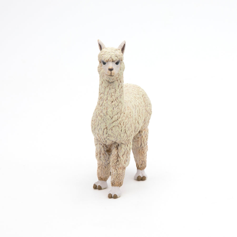 Alpaga Papo en PVC, Collection Animaux sauvages, jouet éducatif idéal pour enfants et collectionneurs