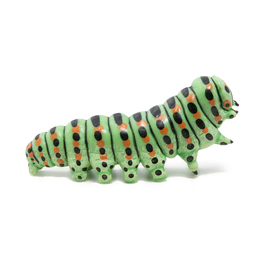 Figurine Chenille Papo en PVC, thème insectes, Collection Animaux des jardins, jouet éducatif idéal pour enfants et collectionneurs