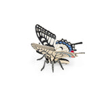 Figurine Papillon Machaon Papo en PVC, thème insectes, Collection Animaux des jardins, jouet éducatif idéal pour enfants et collectionneurs