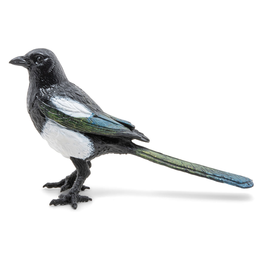 Figurine Pie Papo en PVC, thème oiseaux, Collection Animaux des jardins, jouet éducatif idéal pour enfants et collectionneurs