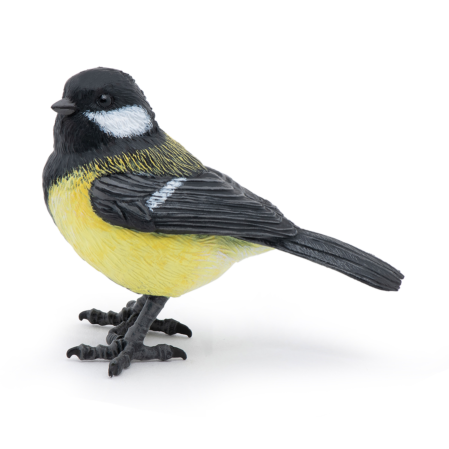 Figurine Mésange Papo en PVC, thème oiseaux, Collection Animaux des jardins, jouet éducatif idéal pour enfants et collectionneurs