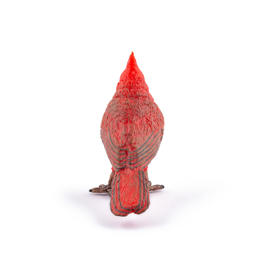 Figurine Cardinal rouge Papo en PVC, thème oiseaux, Collection Animaux des jardins, jouet éducatif idéal pour enfants et collectionneurs