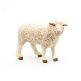 Brebis Papo en PVC, Collection Vie à la ferme, jouet éducatif idéal pour enfants et collectionneurs