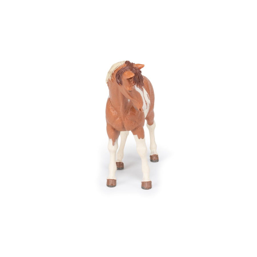 Jument pinto Papo en PVC, Collection chevaux, jouet éducatif idéal pour enfants et collectionneurs