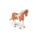 Jument pinto Papo en PVC, Collection chevaux, jouet éducatif idéal pour enfants et collectionneurs