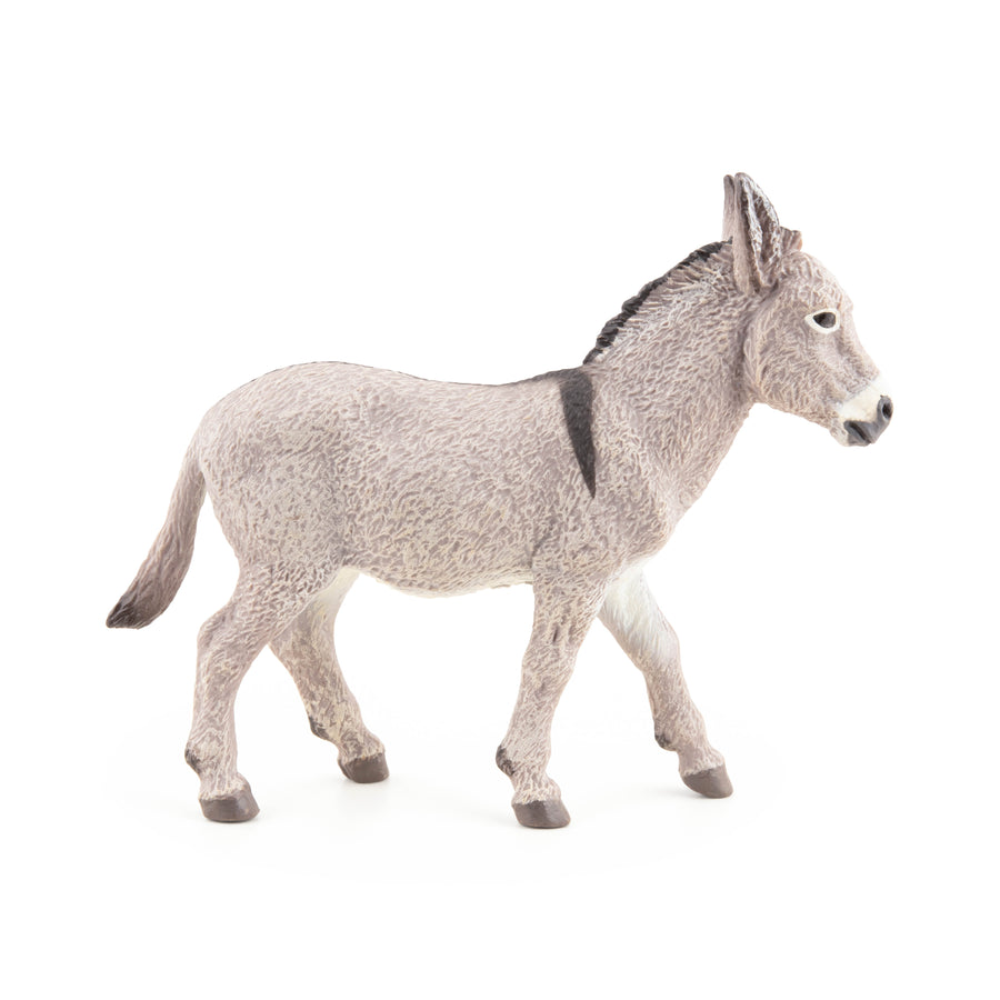 Âne de Provence Papo en PVC, Collection Vie à la ferme, jouet éducatif idéal pour enfants et collectionneurs
