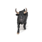Figurine Taureau Camarguais Papo en PVC, Collection Vie à la ferme, jouet éducatif idéal pour enfants et collectionneurs
