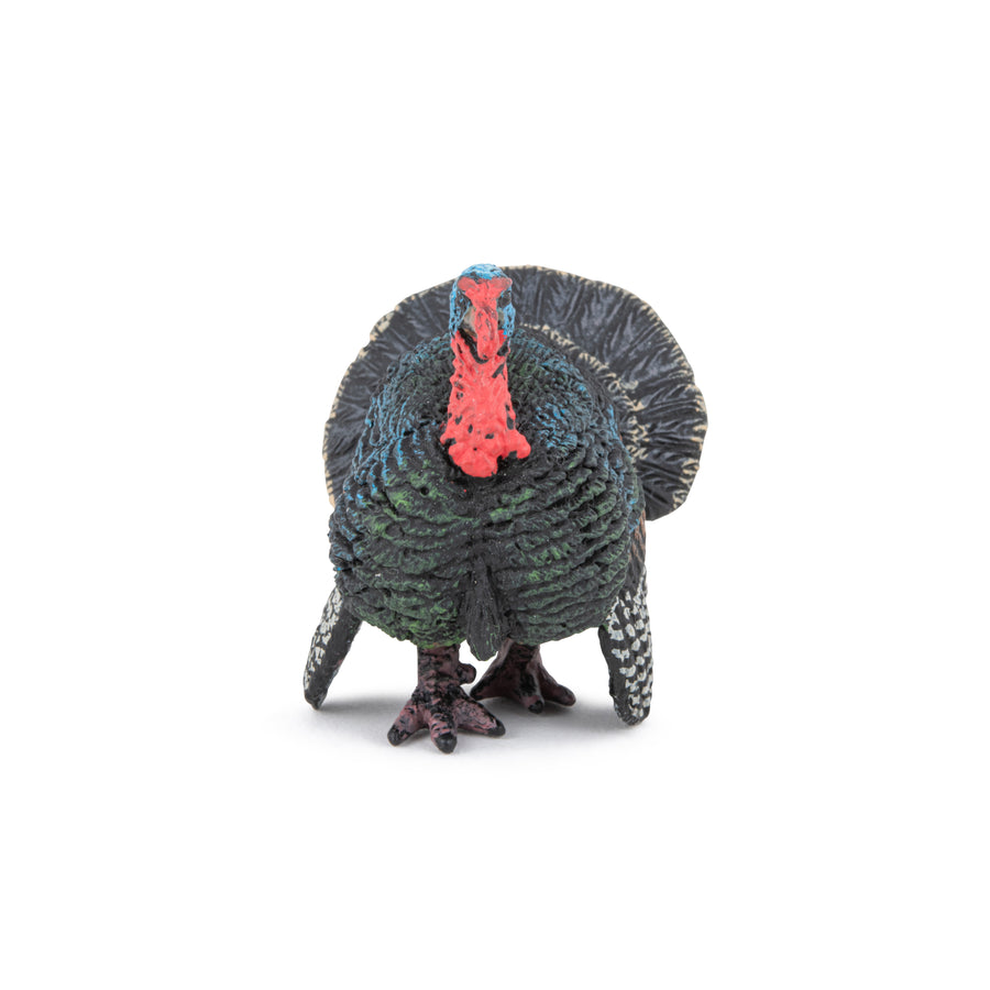 Figurine Dindon Papo en PVC, thème basse-cour, Collection Vie à la ferme, jouet éducatif idéal pour enfants et collectionneurs