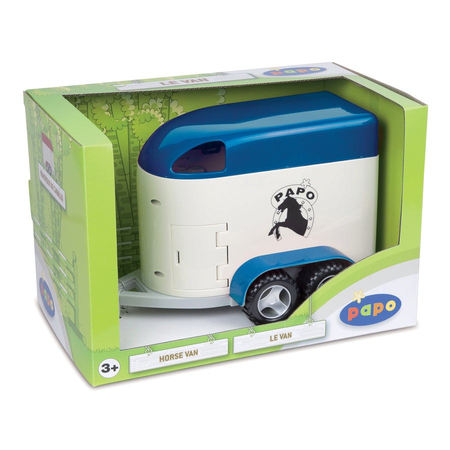 Le van Papo en PVC, Collection chevaux, jouet éducatif idéal pour enfants et collectionneurs