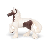 Cob irlandais pie bai Papo en PVC, Collection chevaux, jouet éducatif idéal pour enfants et collectionneurs