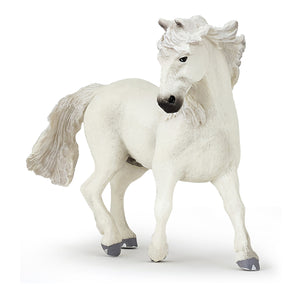 Camargue Papo en PVC, Collection chevaux, jouet éducatif idéal pour enfants et collectionneurs