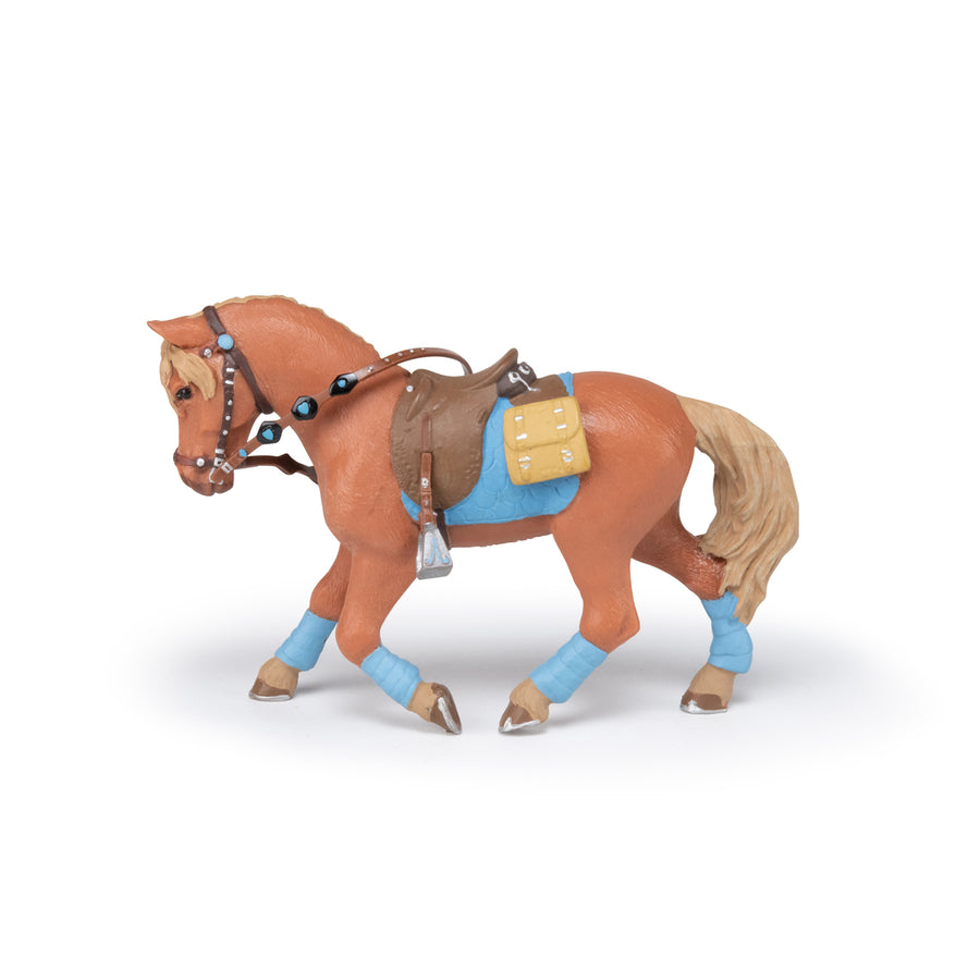 Figurine Cheval du jeune cavalier Papo en PVC, Collection chevaux, jouet éducatif idéal pour enfants et collectionneurs
