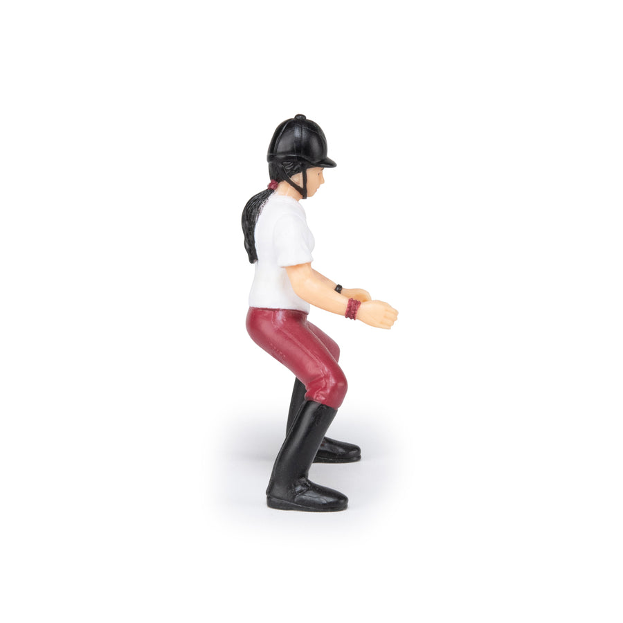 Figurine Jeune cavalière Papo en PVC, Collection chevaux, jouet éducatif idéal pour enfants et collectionneurs