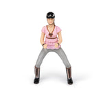 Figurine Cavalière fashion rose Papo en PVC, Collection chevaux, jouet éducatif idéal pour enfants et collectionneurs